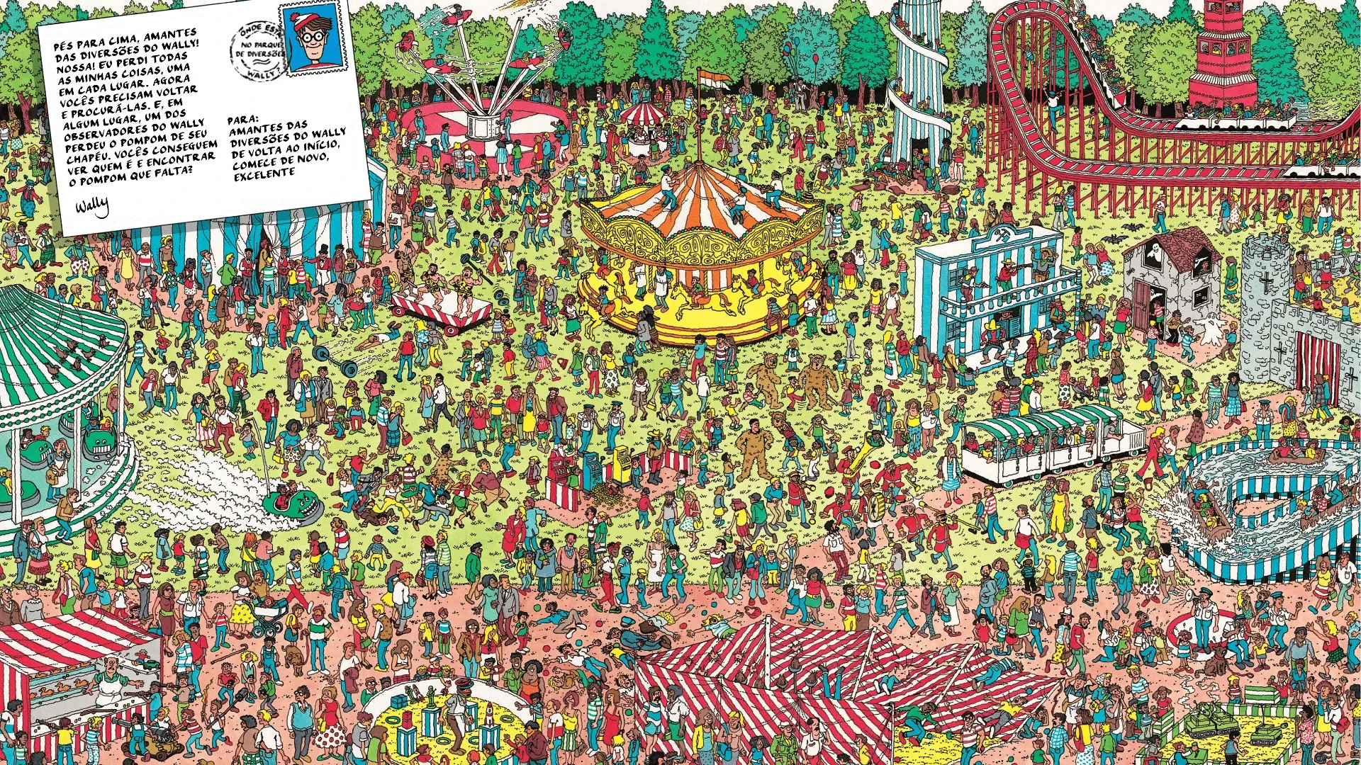 Where's Waldo Level 16 - Theme Park Frenzy
