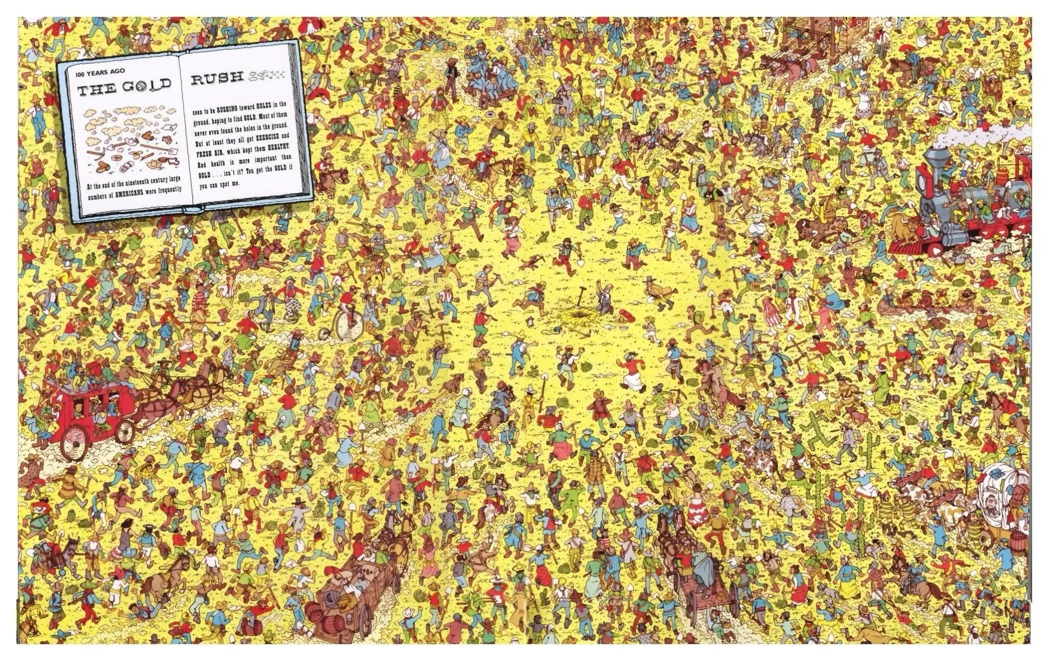 Where's Waldo Level 17 - Gold Rush Mayhem