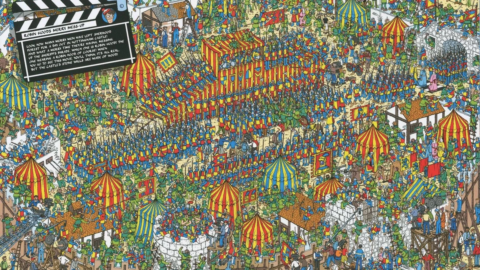 Where's Waldo Level 19 - Robin Hood Camp Clash